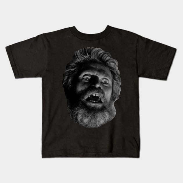 Willem Dafoe face from The Lighthouse Kids T-Shirt by Paskwaleeno